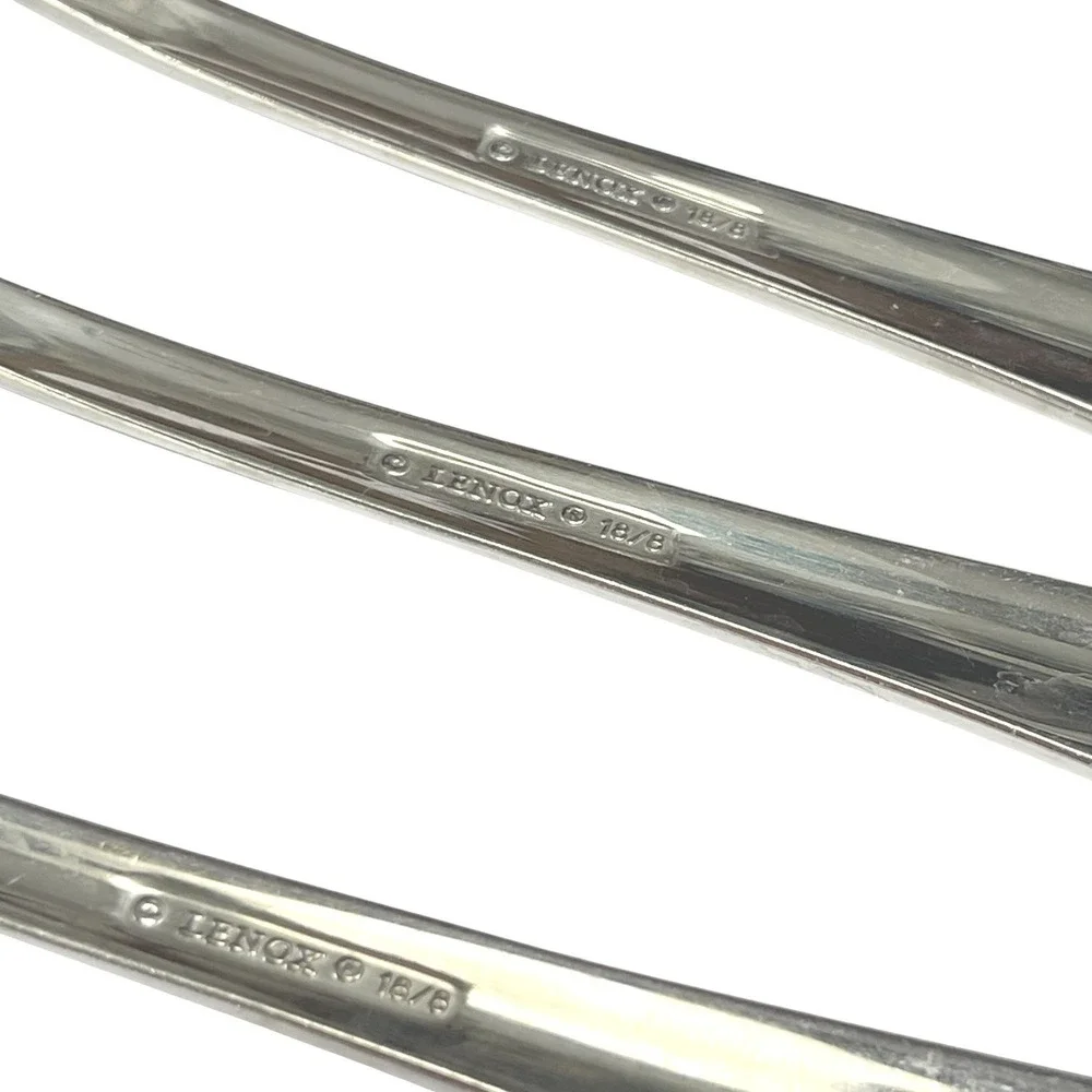 Lenox Silver Dinner Forks 18/8 Stainless Set of 3 Classic‎ Unknown Pattern
